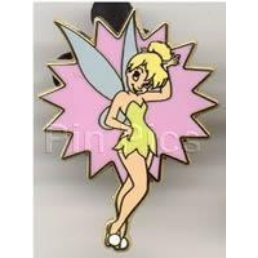 Disney Pin 23191 DLR Cast Member Lanyard Series Tinker Bell #1 2003 Light Pink #